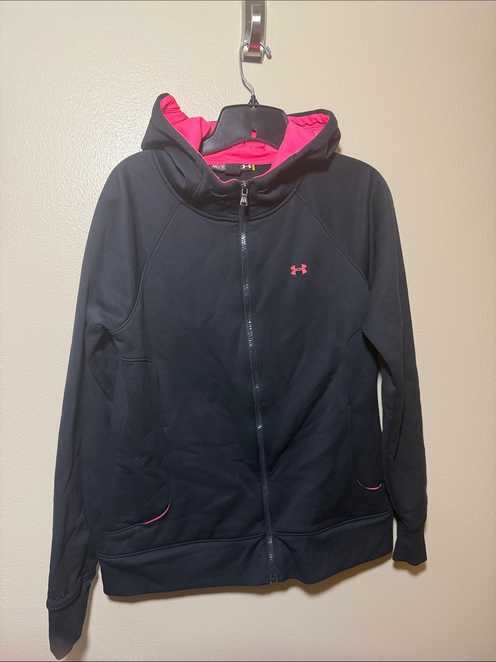 Under Armour Black Jacket with Pink Lining